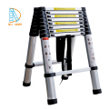 3.2+3.2m double side aluminium telescopic ladder EN131 CE